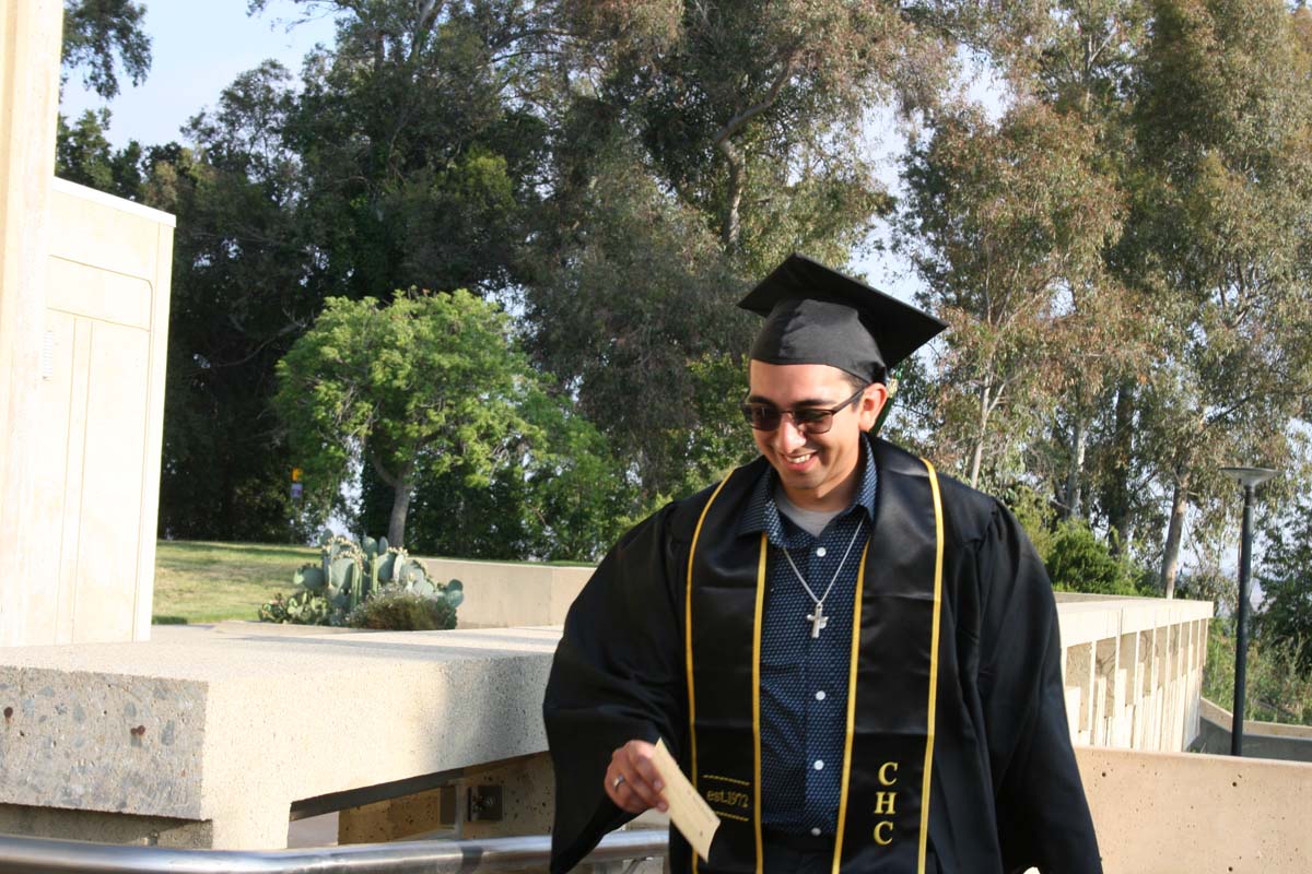 Graduates at Commencement