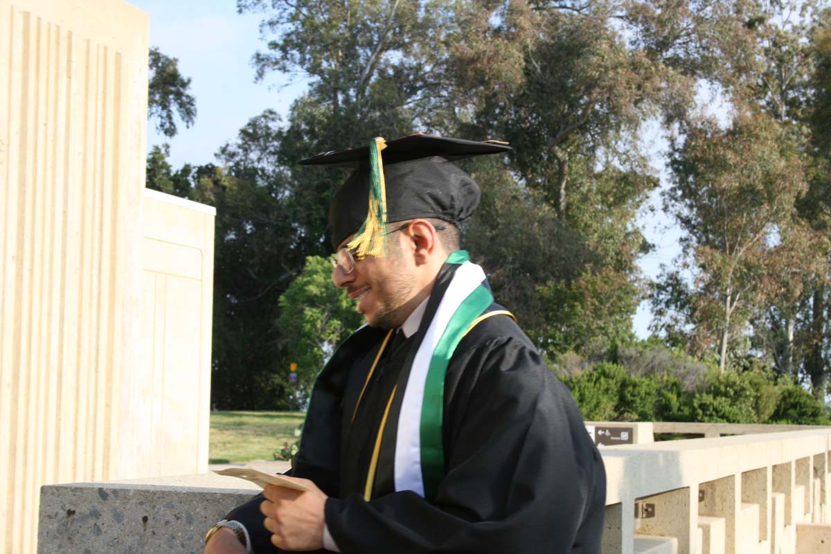 Graduates at Commencement