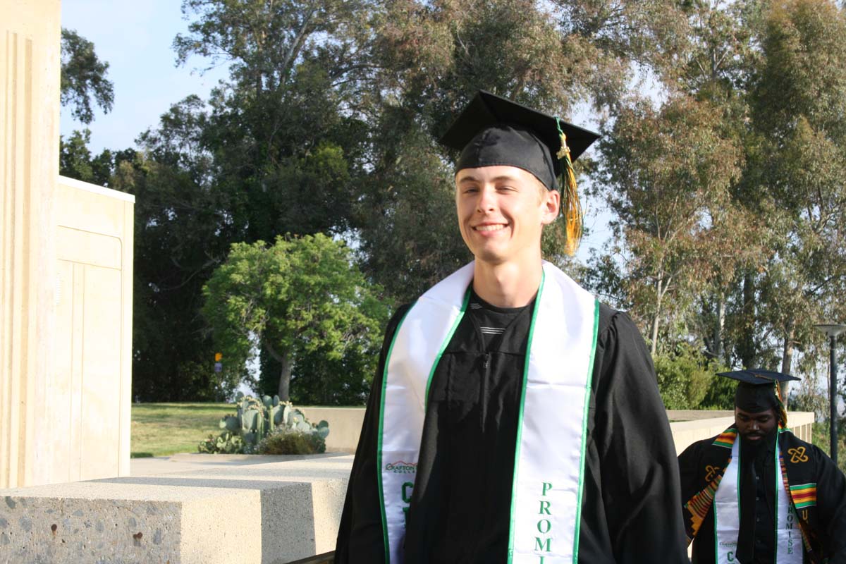 Graduates at Commencement