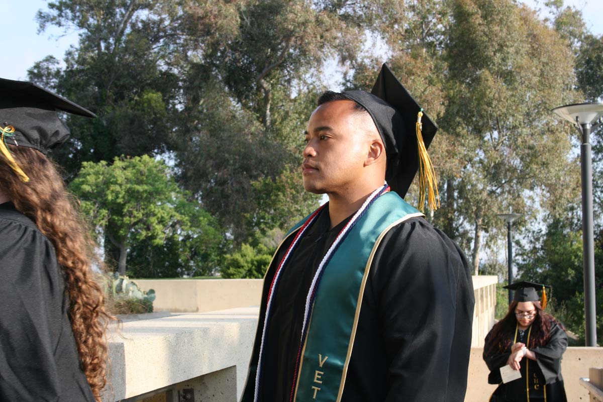 Graduates at Commencement