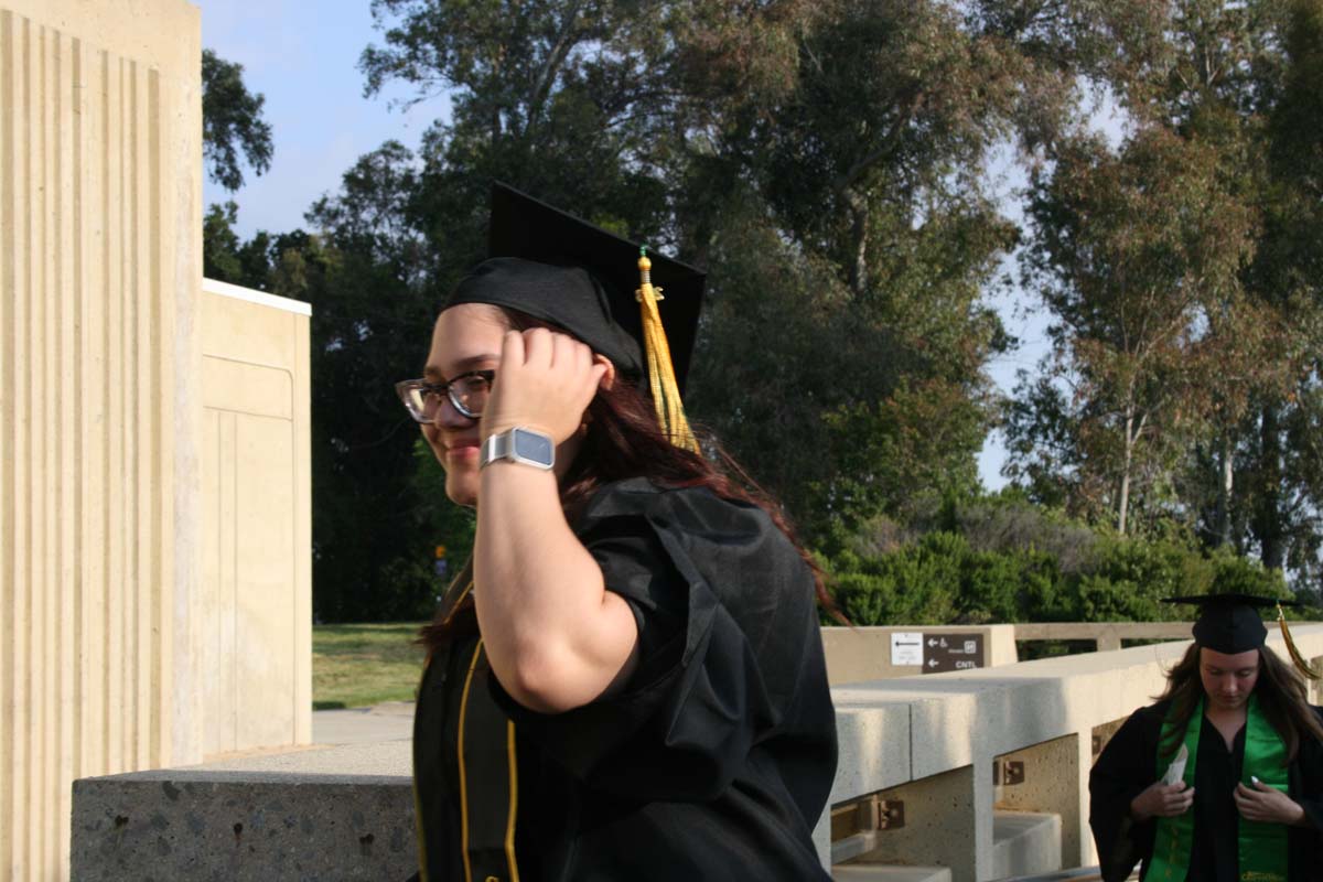 Graduates at Commencement