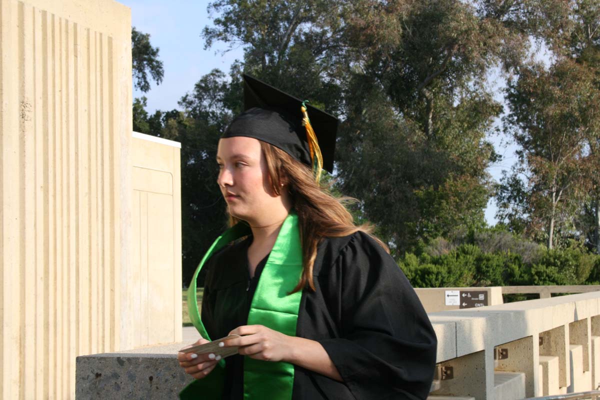 Graduates at Commencement