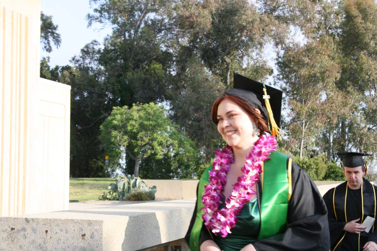 Graduates at Commencement