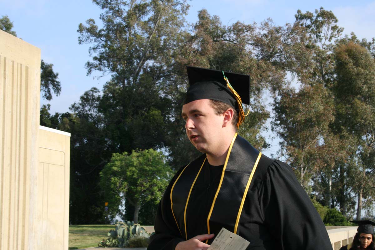 Graduates at Commencement