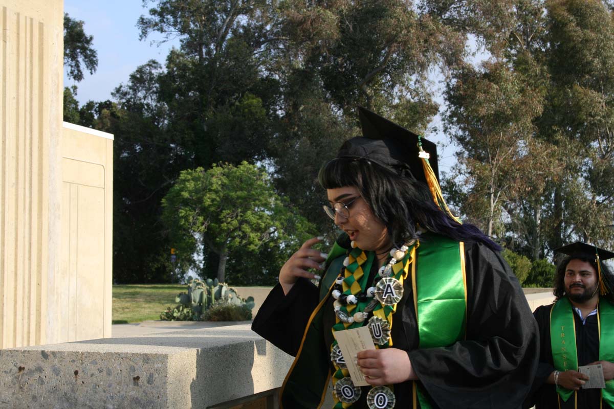 Graduates at Commencement