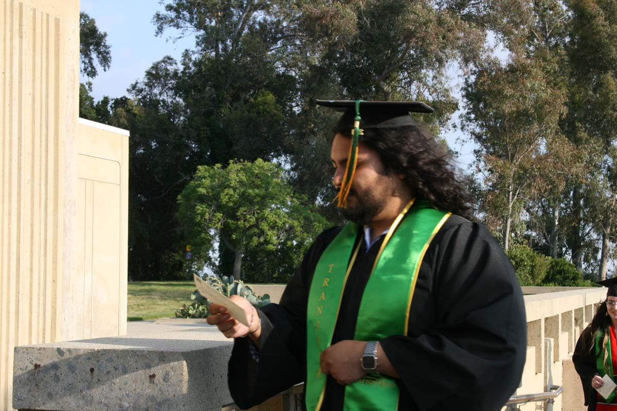 Graduates at Commencement