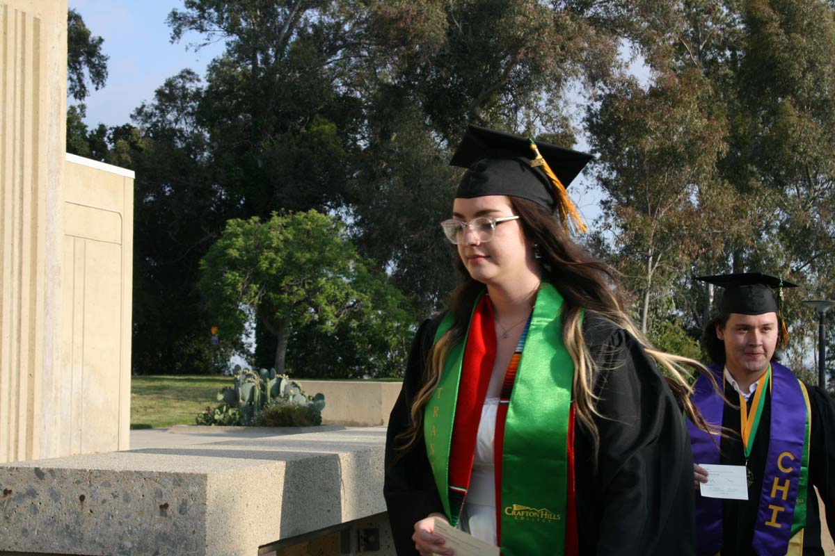 Graduates at Commencement