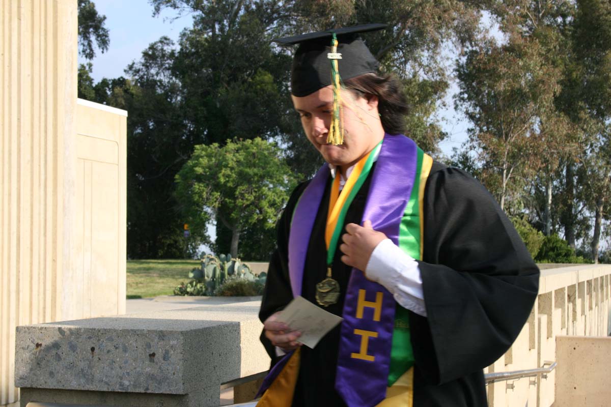 Graduates at Commencement