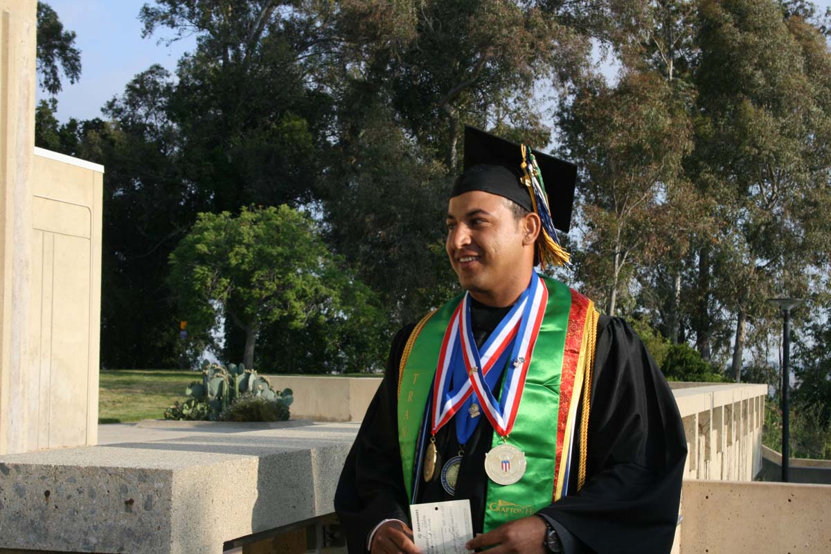 Graduates at Commencement