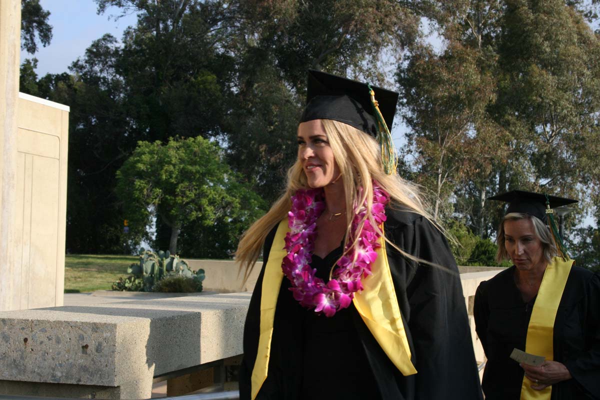 Graduates at Commencement