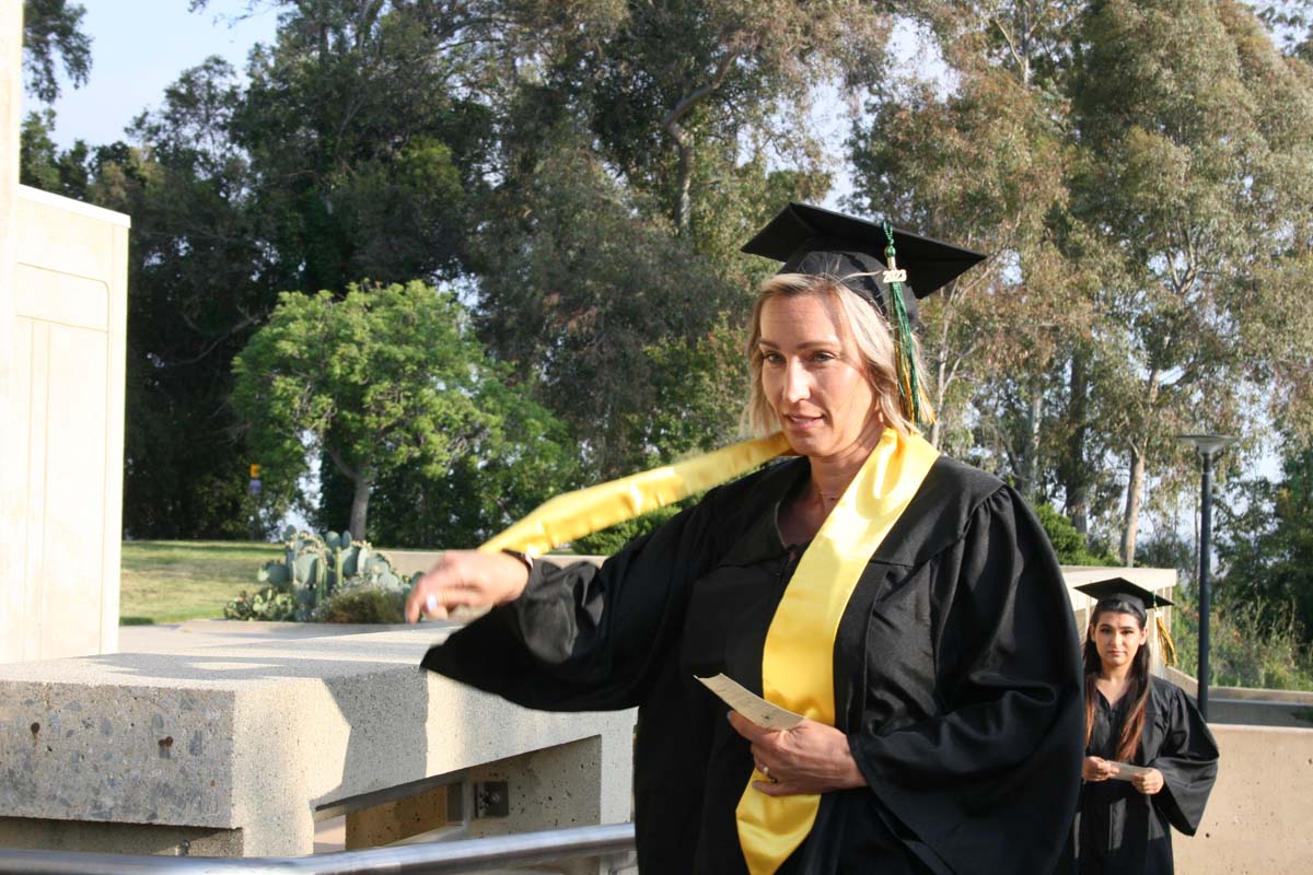 Graduates at Commencement