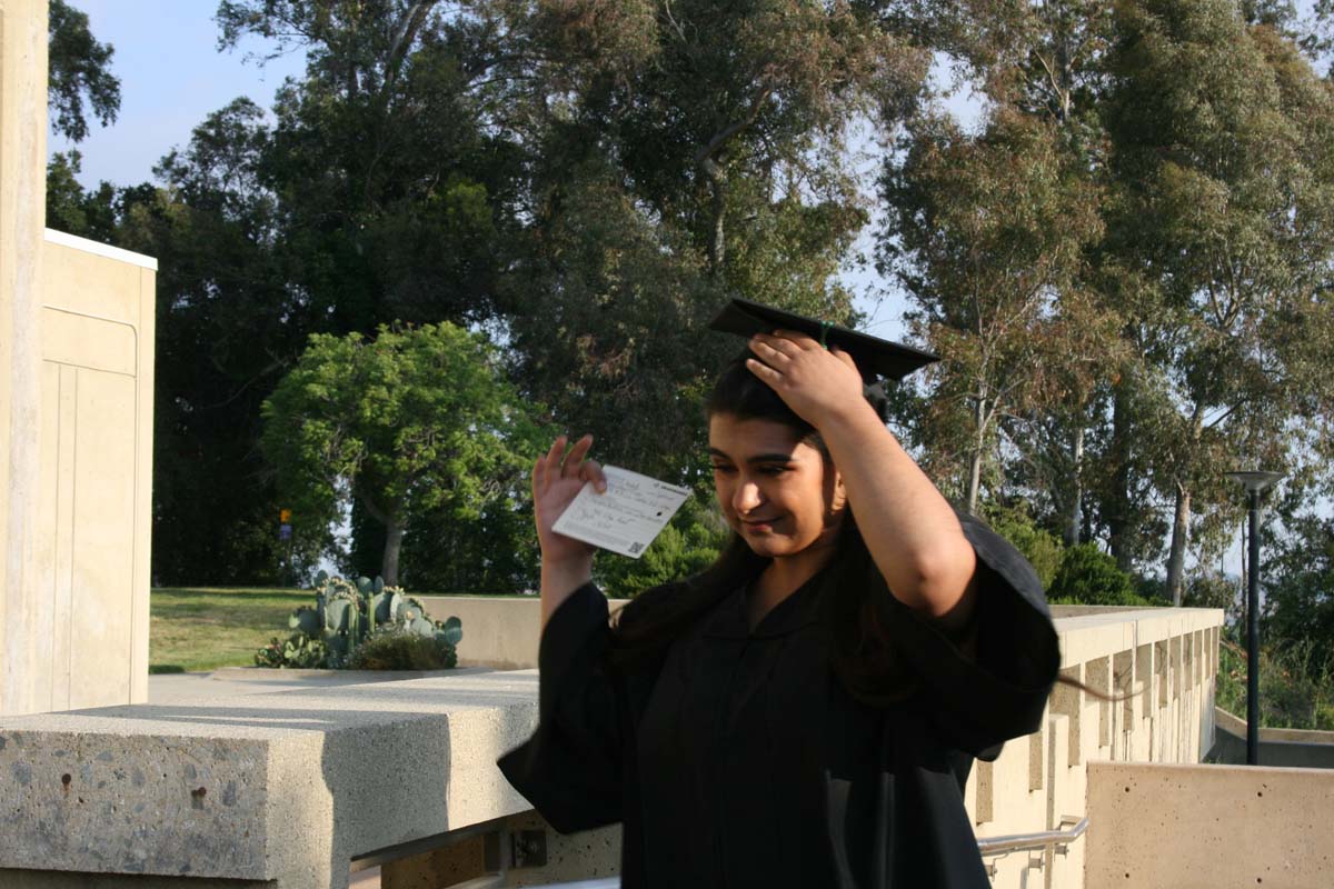 Graduates at Commencement