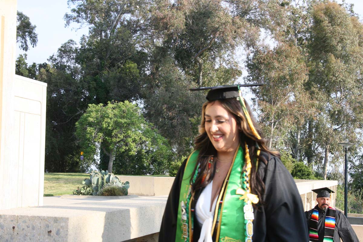 Graduates at Commencement