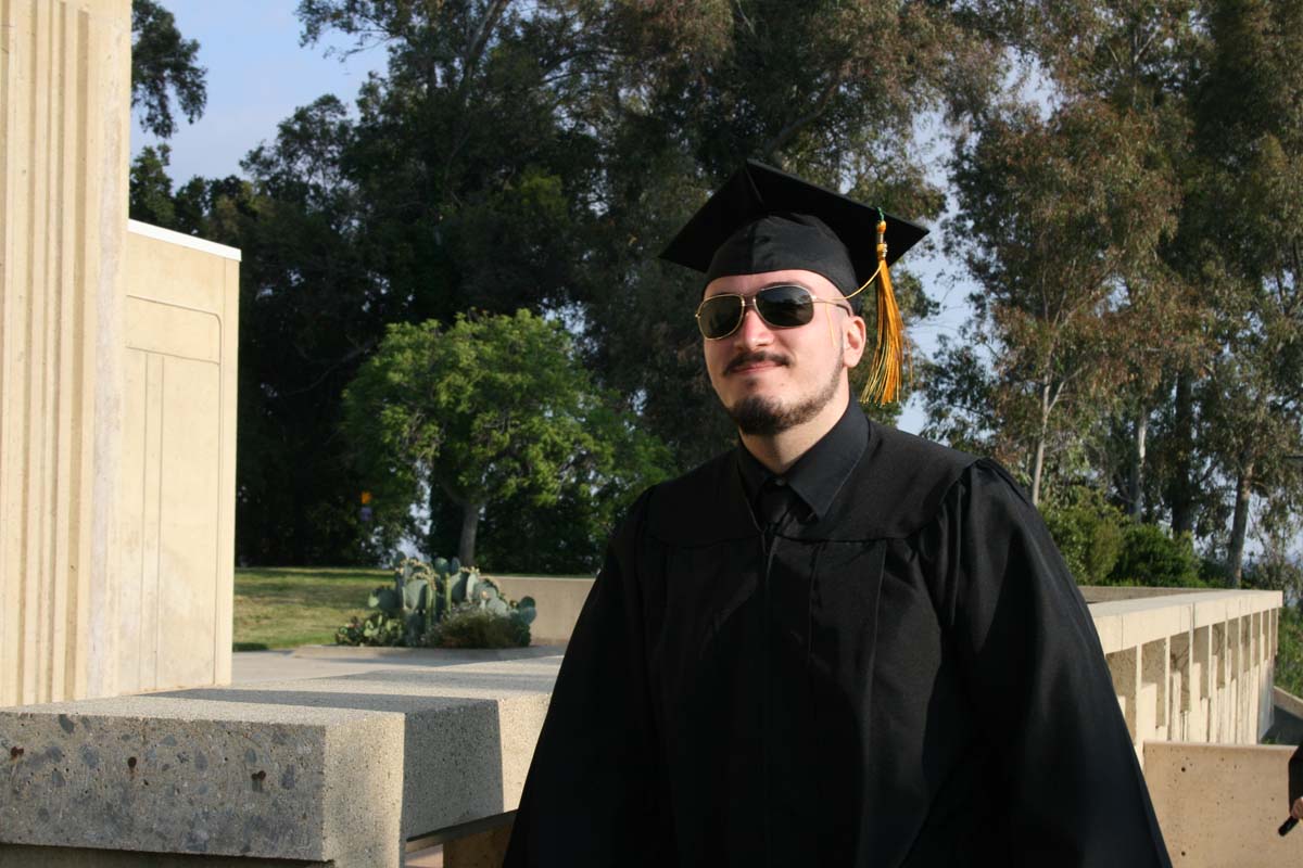 Graduates at Commencement