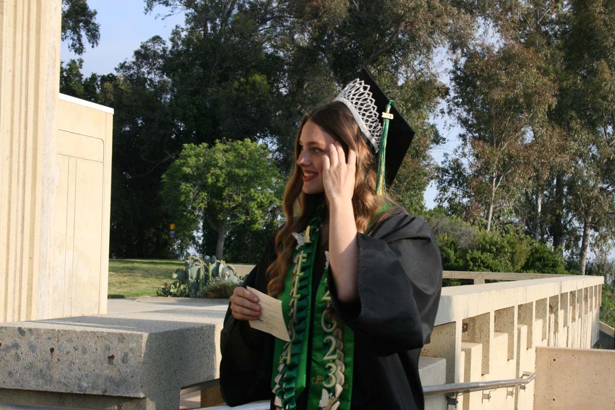 Graduates at Commencement