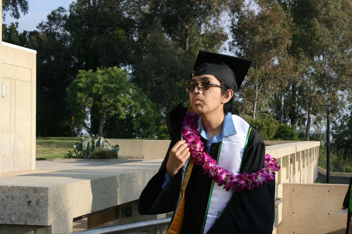 Graduates at Commencement