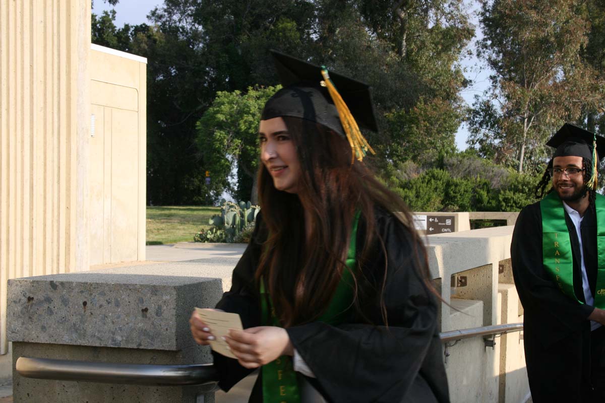 Graduates at Commencement