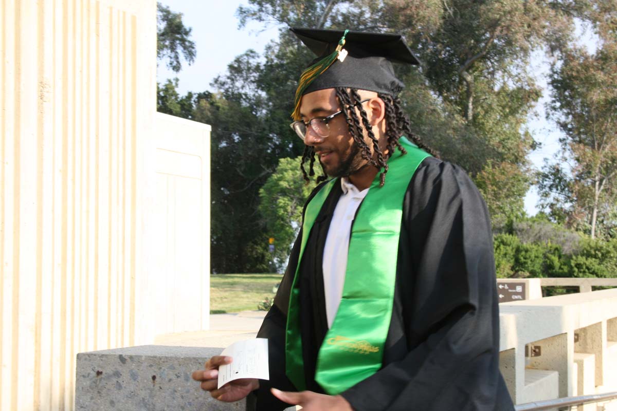 Graduates at Commencement