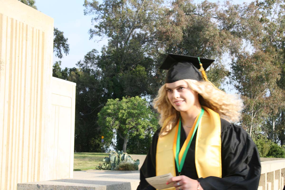 Graduates at Commencement