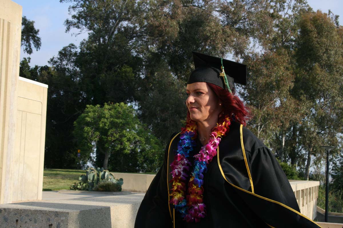 Graduates at Commencement