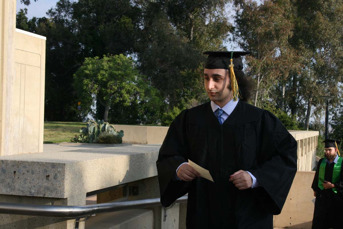 Graduates at Commencement