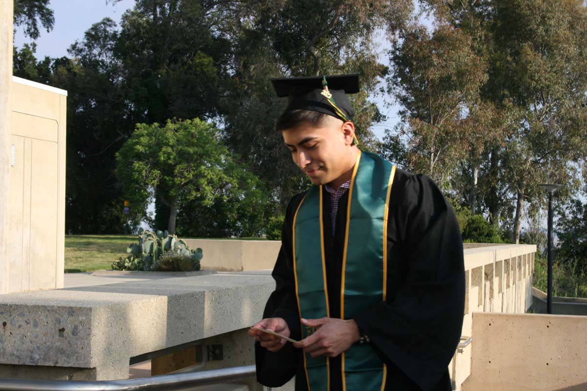 Graduates at Commencement