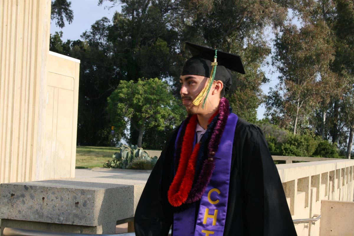 Graduates at Commencement