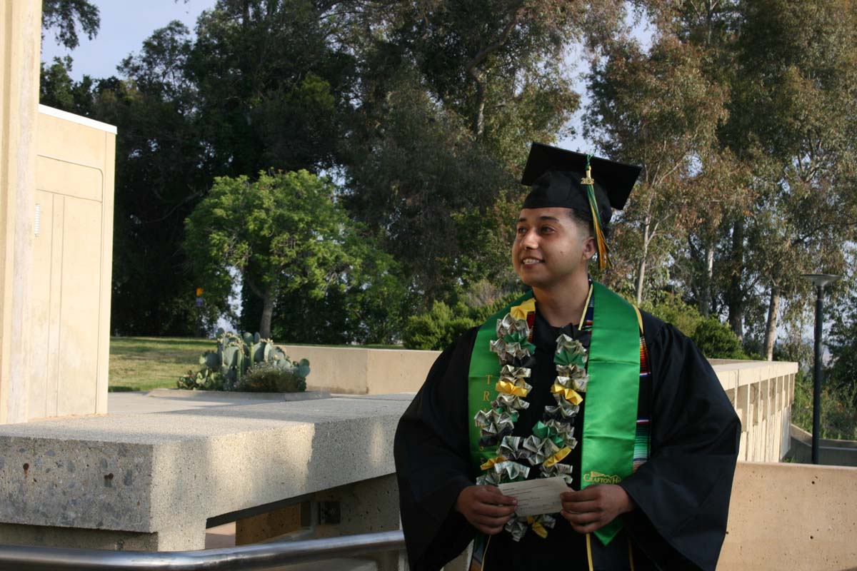 Graduates at Commencement