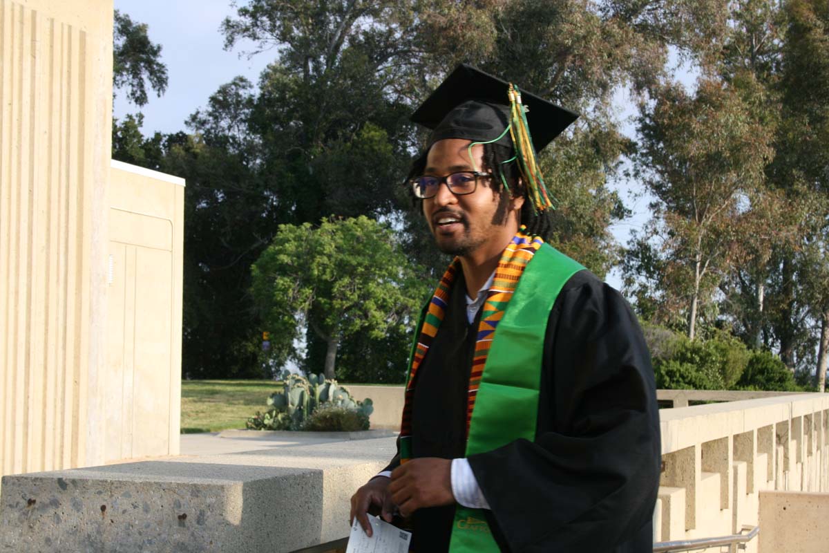 Graduates at Commencement