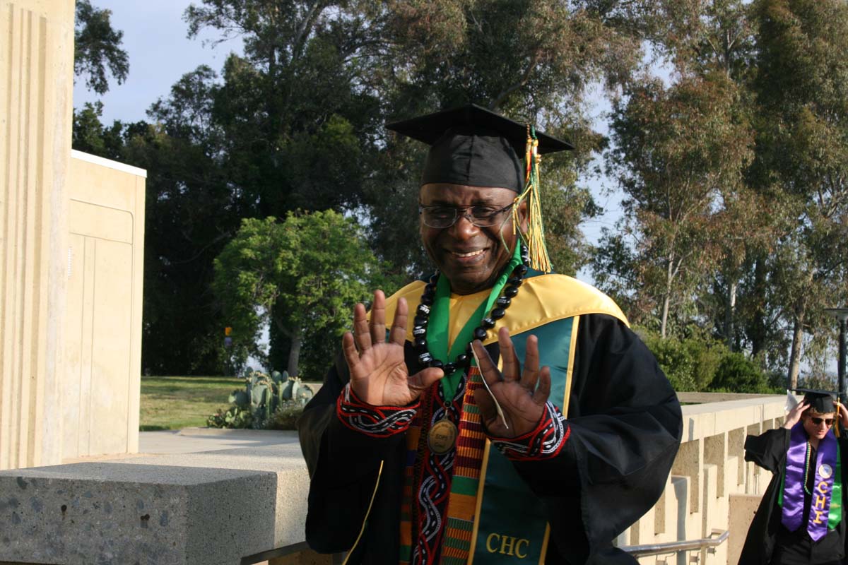 Graduates at Commencement