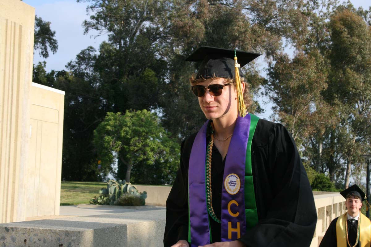 Graduates at Commencement