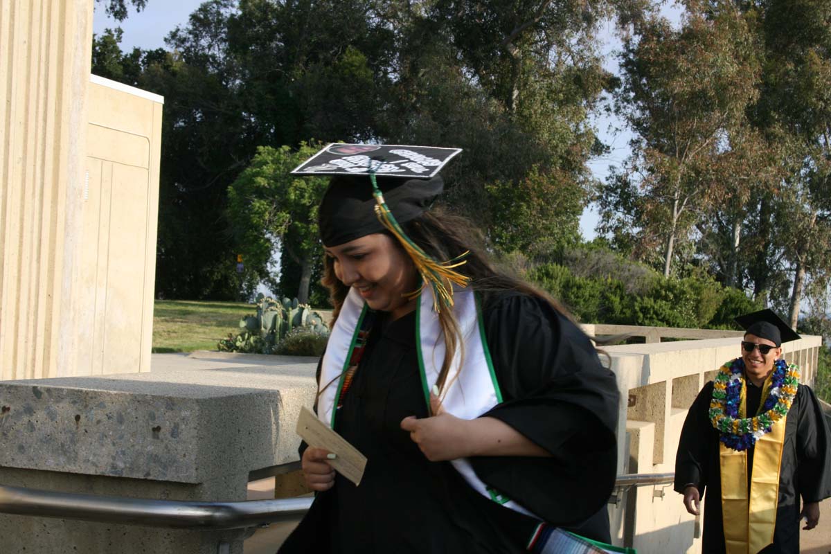 Graduates at Commencement