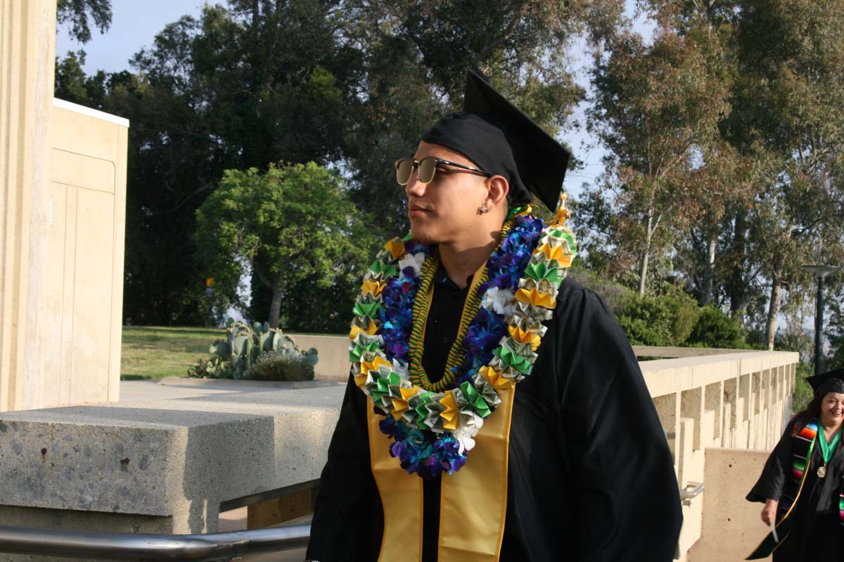 Graduates at Commencement