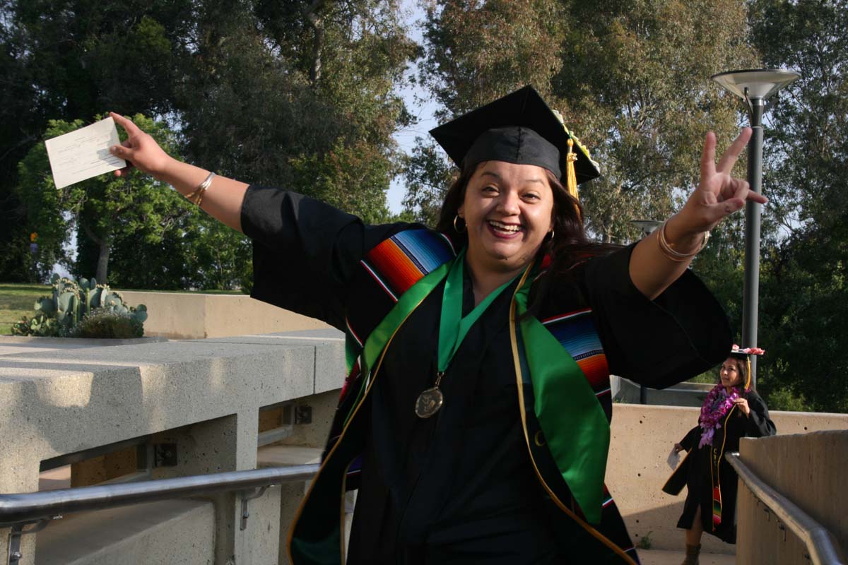 Graduates at Commencement