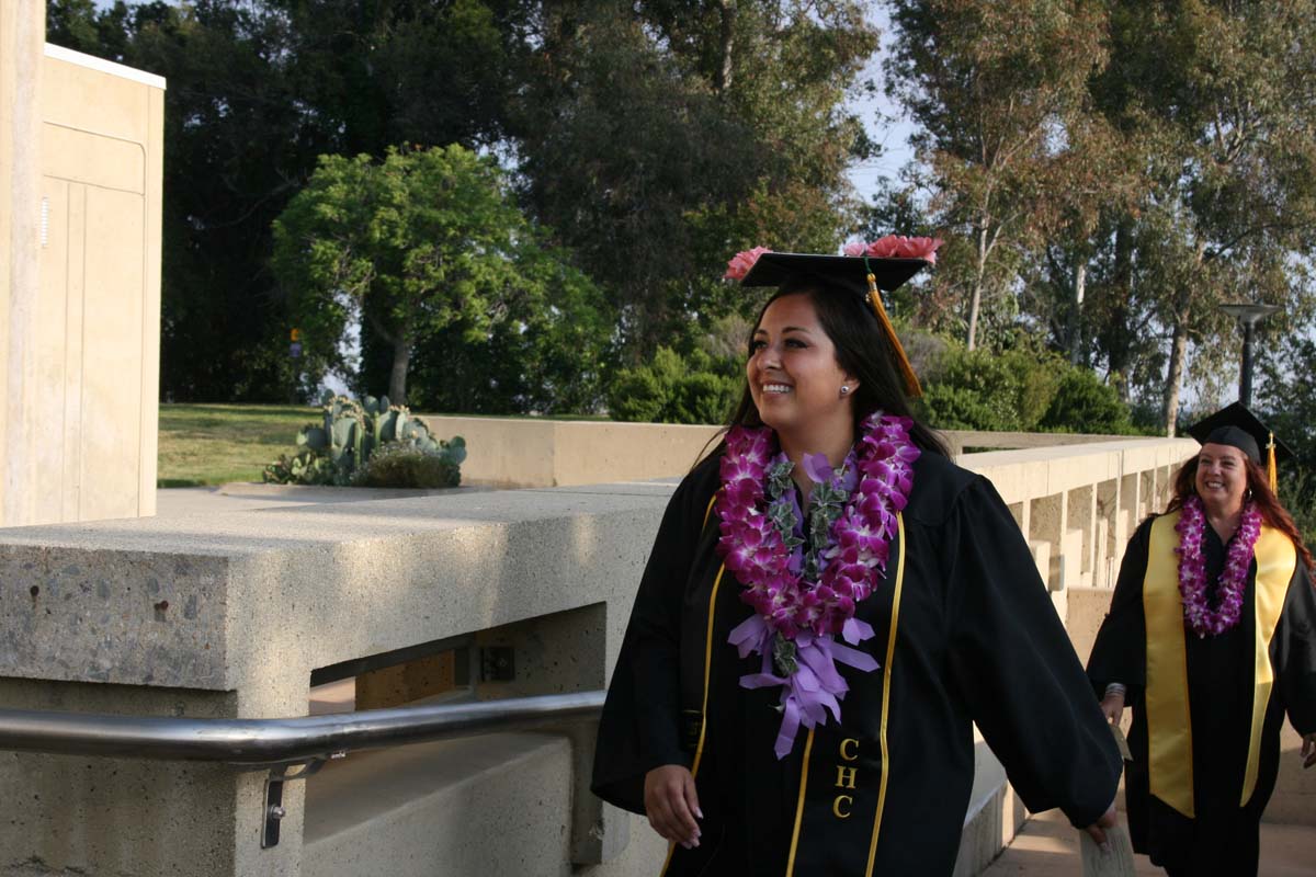 Graduates at Commencement