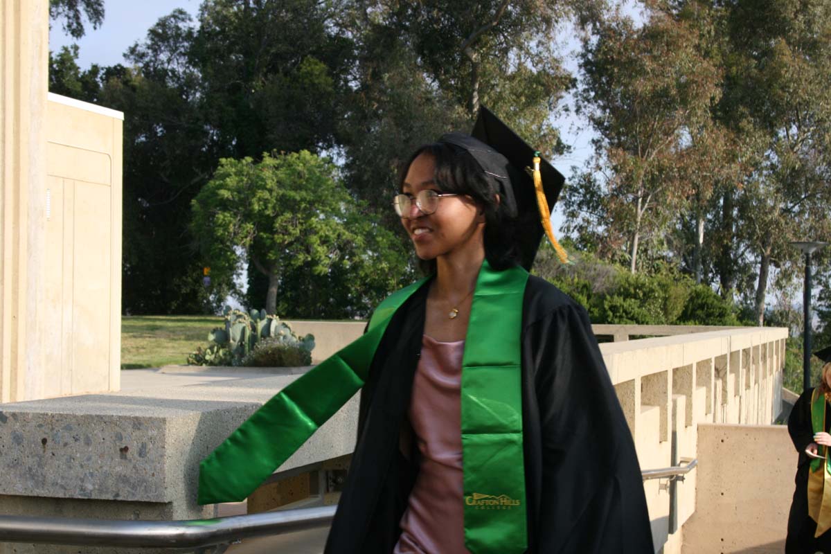 Graduates at Commencement