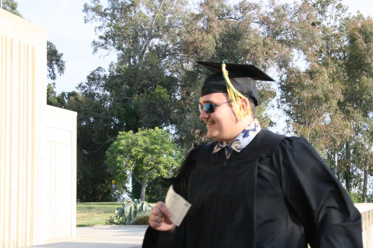 Graduates at Commencement