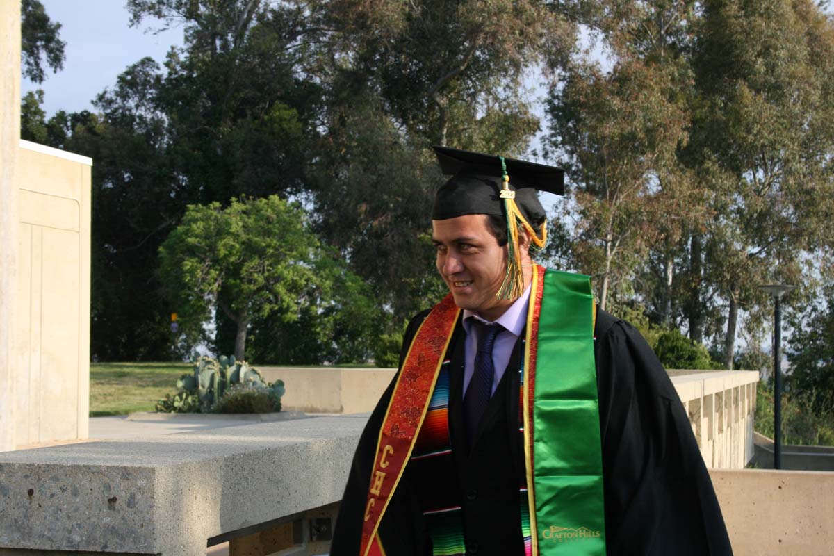 Graduates at Commencement