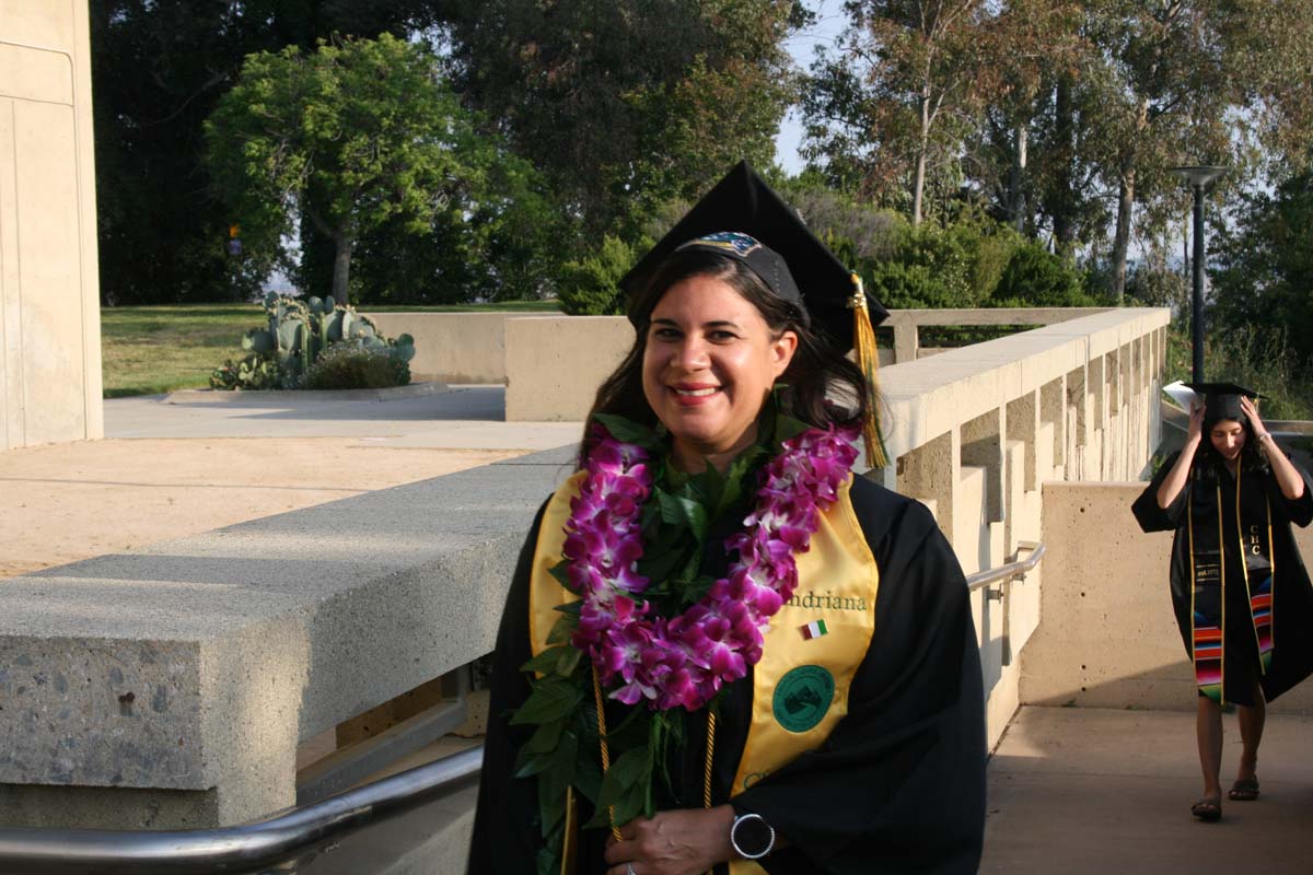 Graduates at Commencement