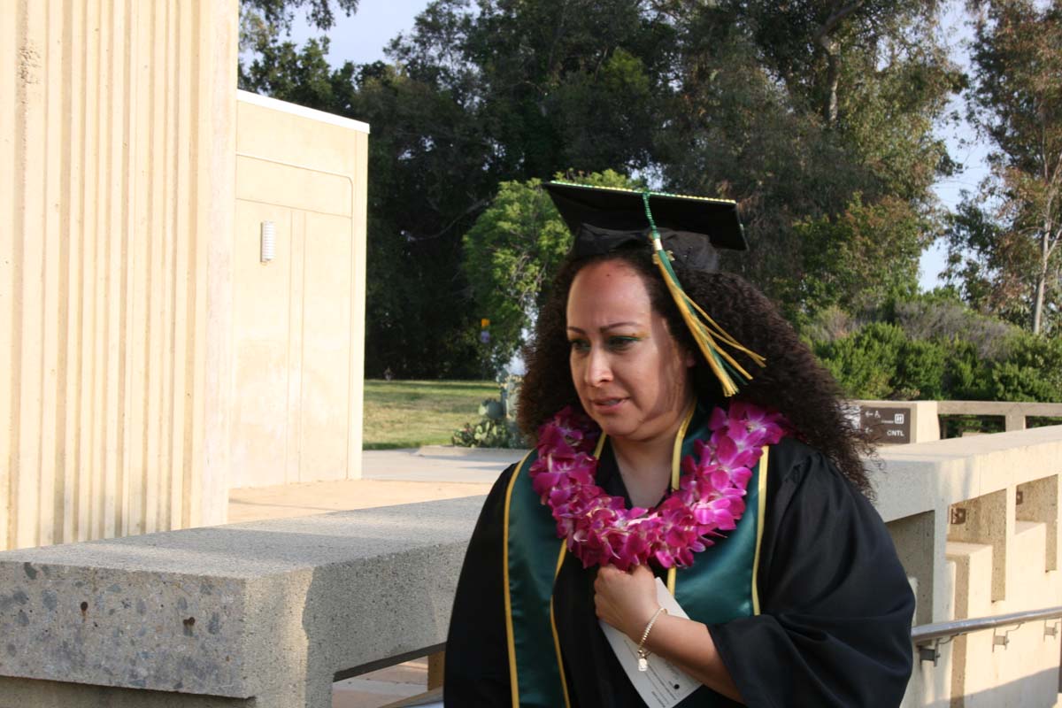 Graduates at Commencement