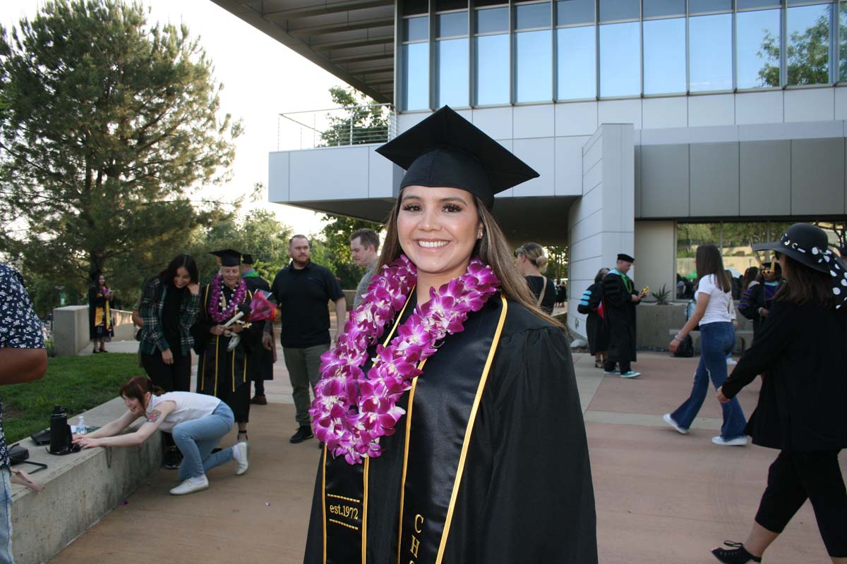 Graduates at Commencement