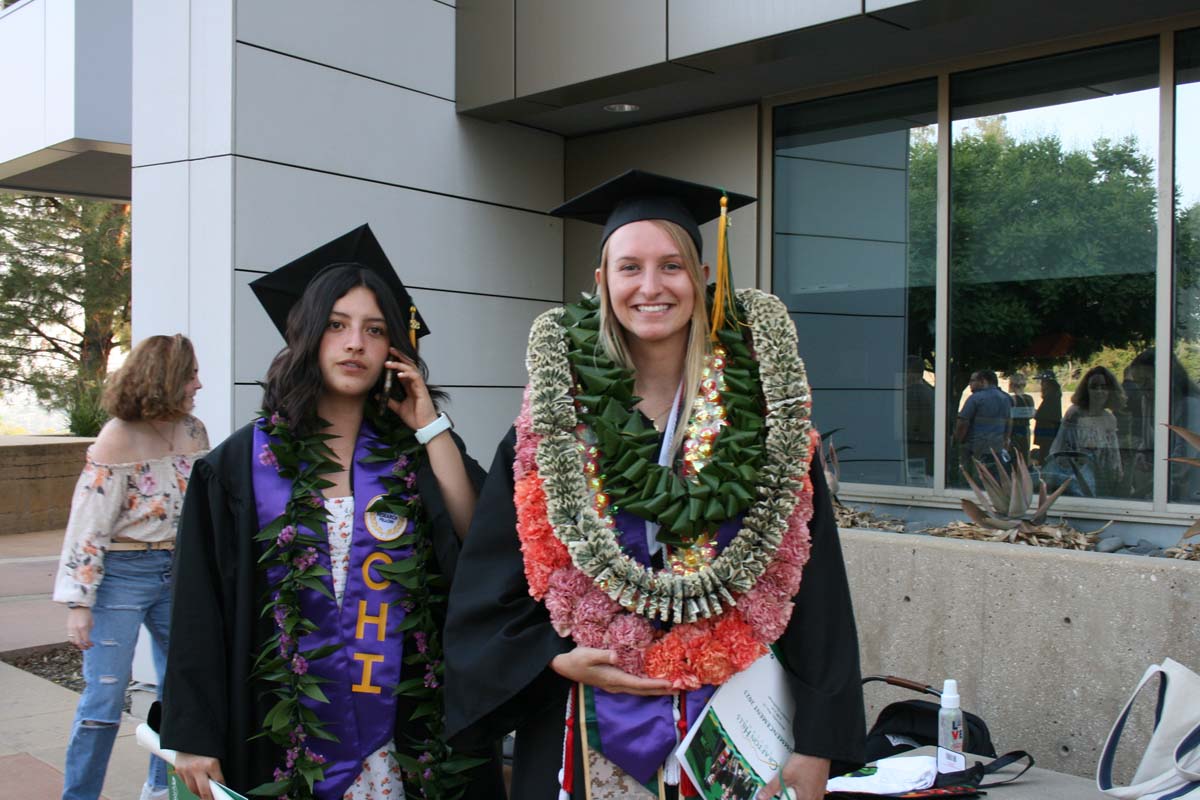 Graduates at Commencement