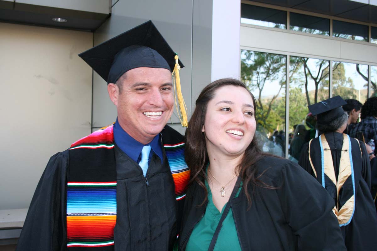 Graduates at Commencement