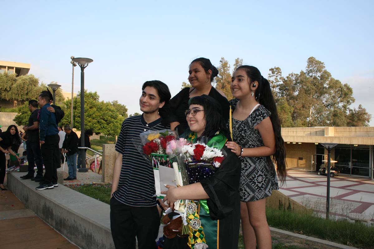 Graduates at Commencement