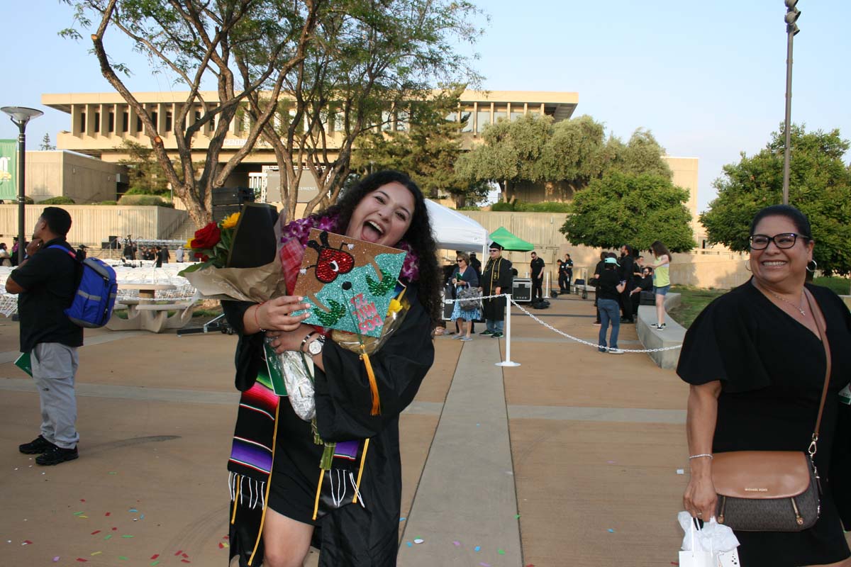 Graduates at Commencement