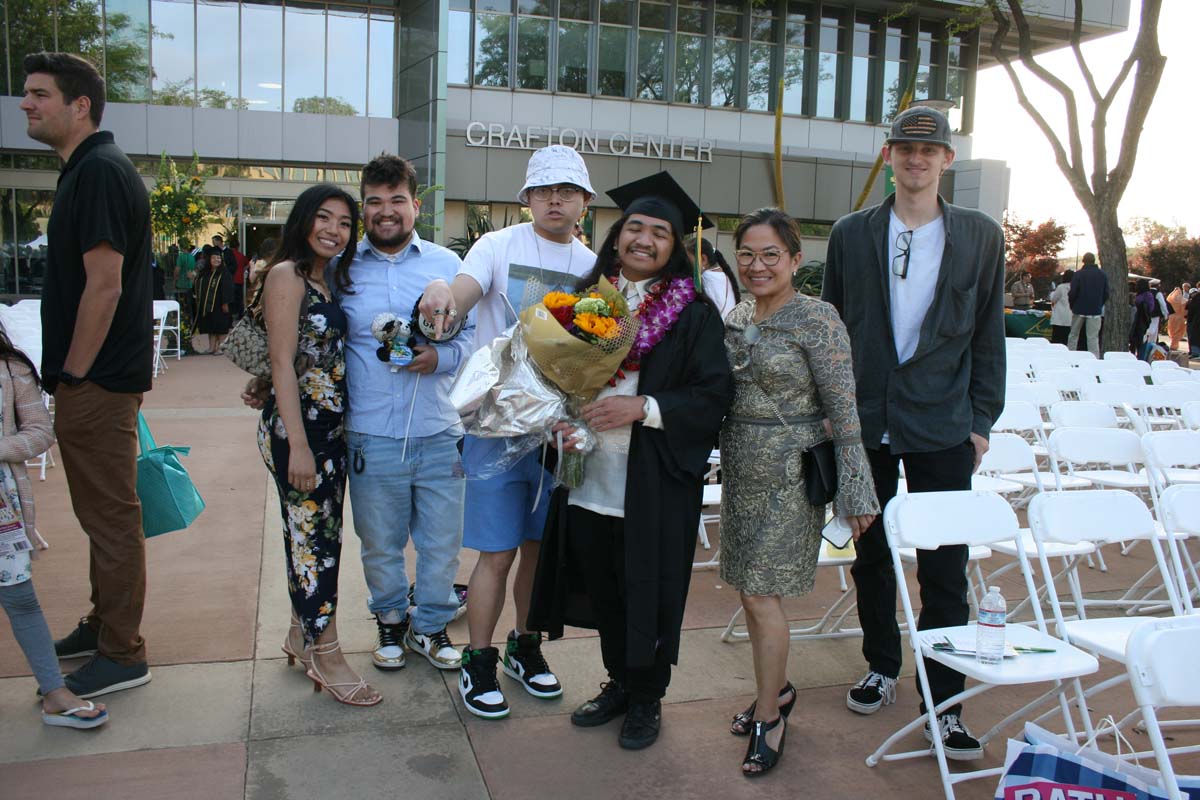 Graduates at Commencement