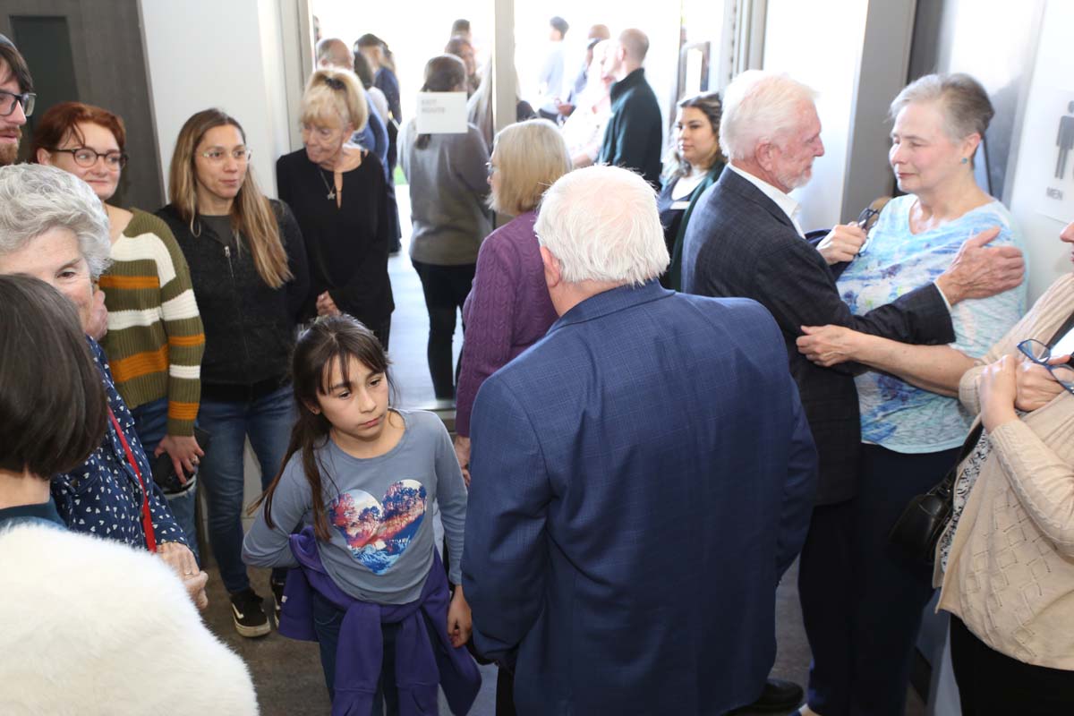 People enjoying the naming ceremony