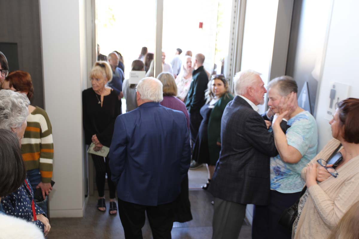 People enjoying the naming ceremony