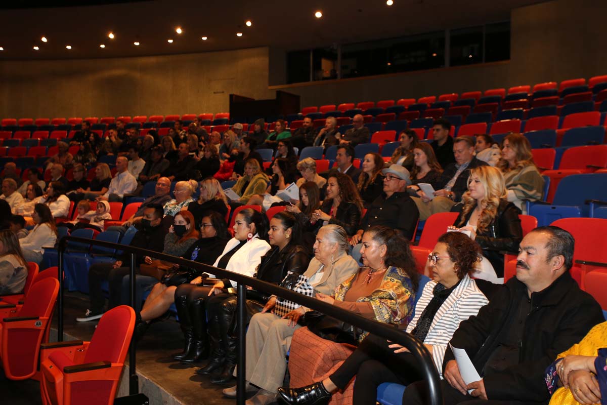 People attending the Paramedic Graduation