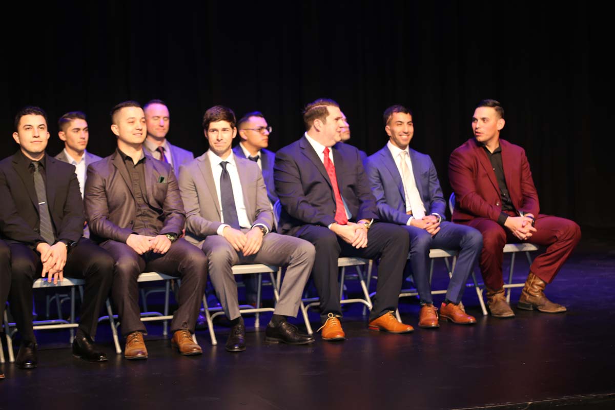 People attending the Paramedic Graduation